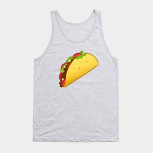 Taco Cartoon Design - Mexican Food Tank Top